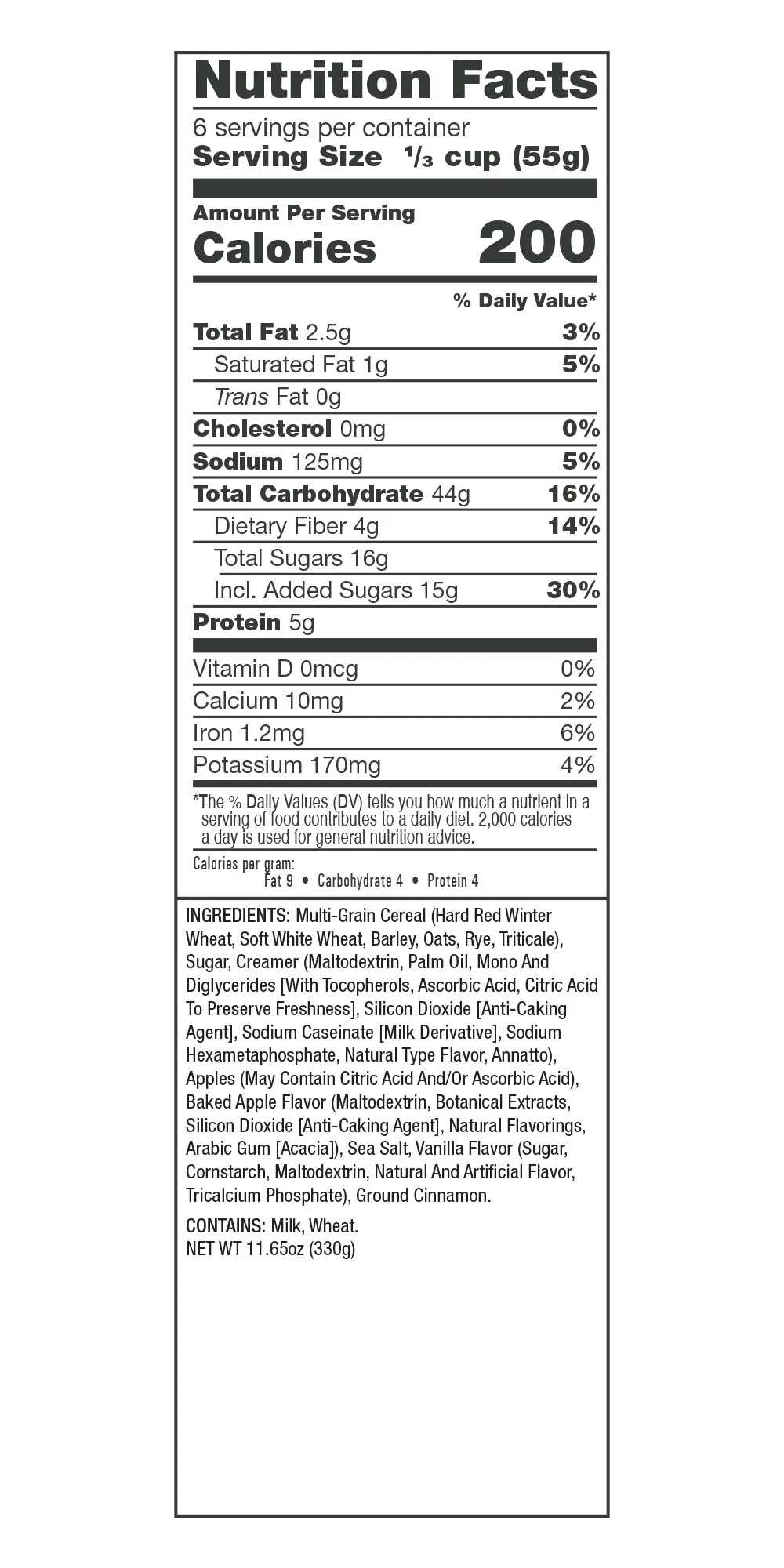 Apple Cinnamon Cereal