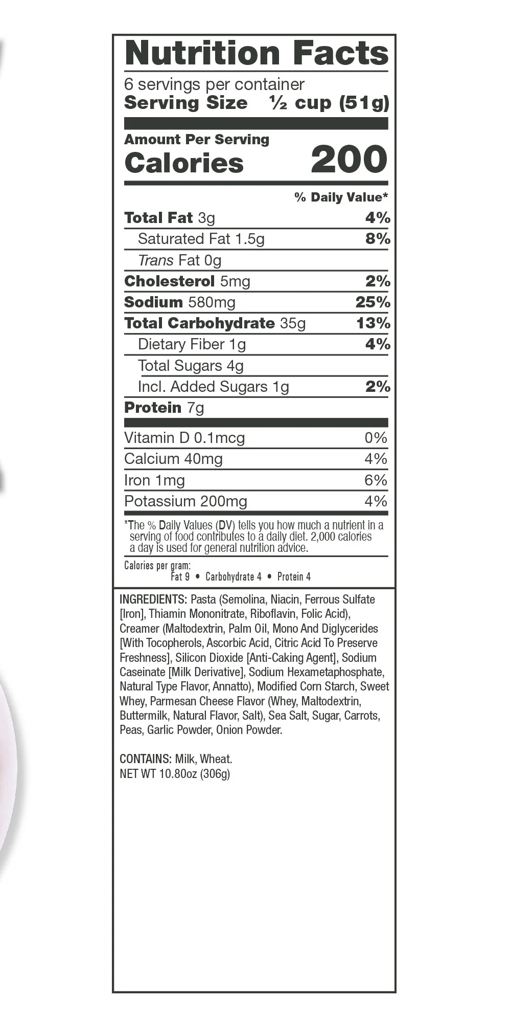 Creamy Pasta & Vegetables