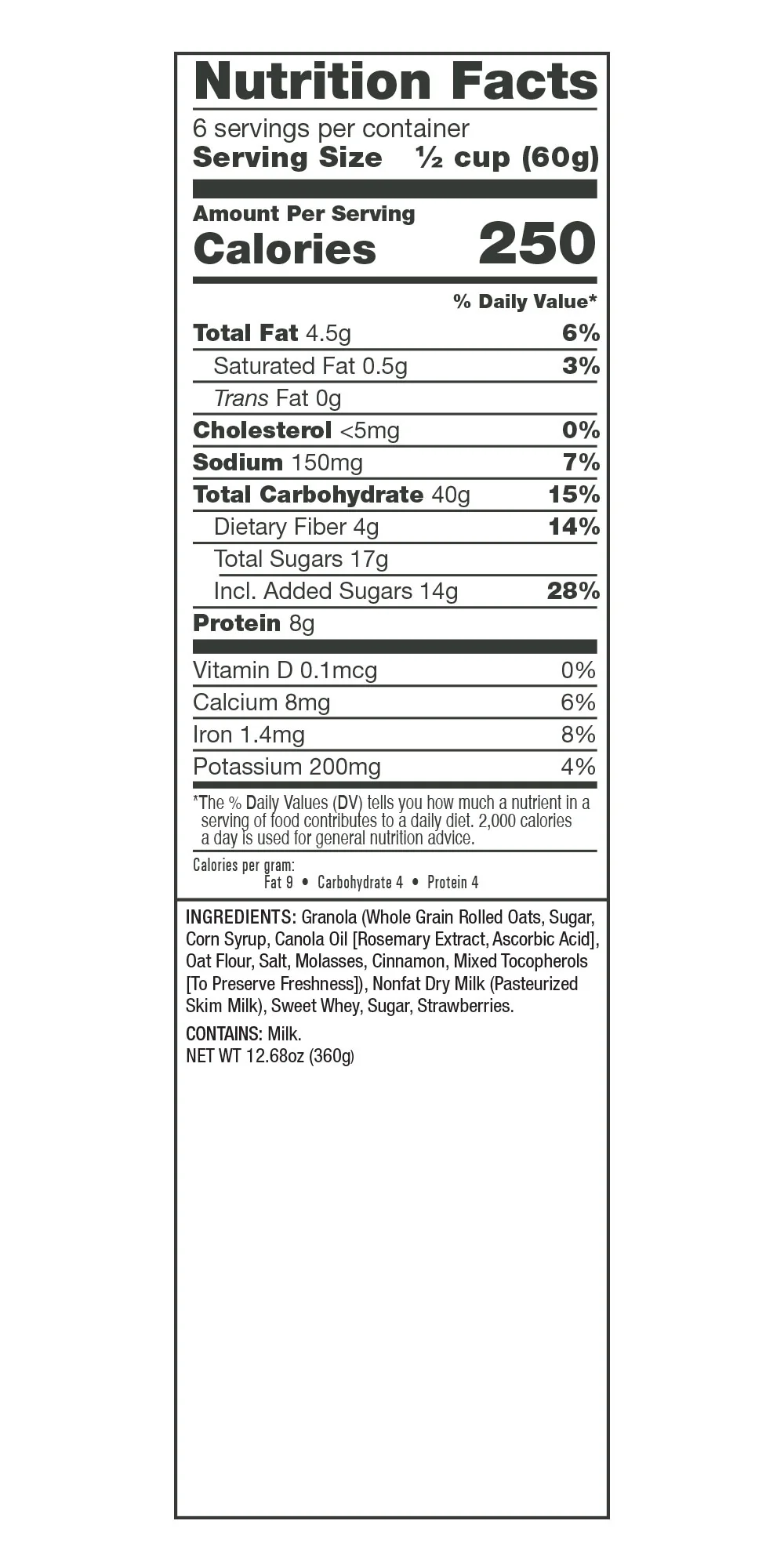 Strawberry Granola Crunch